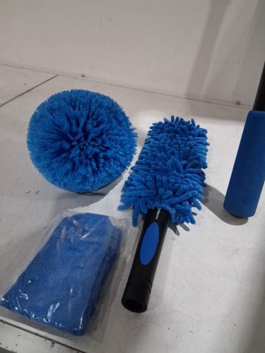 5PC ALLSPACE MULTI-PURPOSE HOME CLEANING KIT - 12FT MAX - BLUE/SILVER (MODEL: 2001859) image 3