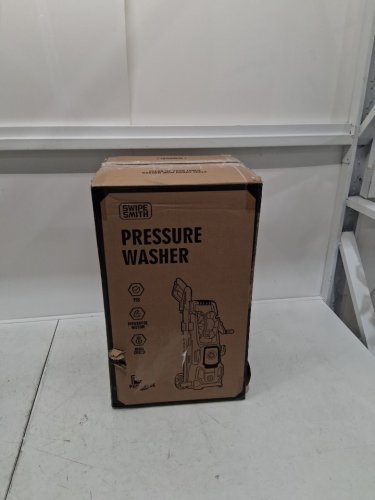 SWIPESMITH ELECTRIC PRESSURE WASHER WITH HOSE REEL, 4 QUICK-CONNECT NOZZLES, AND FOAM CANNON - 2.6 GPM - 3500 MAX PSI - GREEN/BLACK (MODEL: SI-TH004) image 2