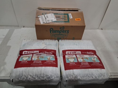 156pk Pampers Swaddlers 360 Pull on diapers - size 3 image 2