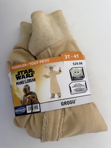 STAR WARS MANDALORIAN GROGU (ROBE ONLY) - 3-4T - TAN image 2