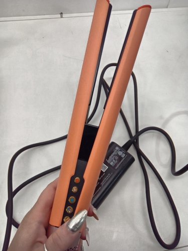 dyson airstrait wet to dry hair straightener - LIMITED EDITION APRICOT/ TOPAZ  (model: ht01) image 6