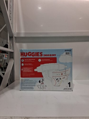 208PK HUGGIES SNUG AND DRY leak protection baby diapers - size 1 (8-14lbs) - disney baby micky mouse (model: 56454) image 2