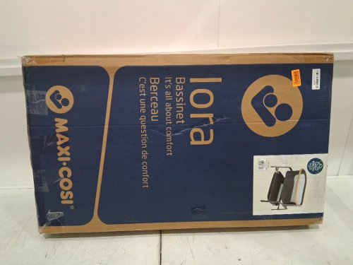 Maxi-Cosi lora adjustable Bedside Bassinet - 20lb max - grey/brown (MODEL: 10179chcra) image 2