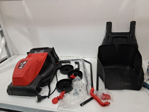 S AFSTAR Electric Corded Lawn Mower Walk-Behind Lawnmower with Collection Box - 12AMP - 14" - BLACK/RED image 3