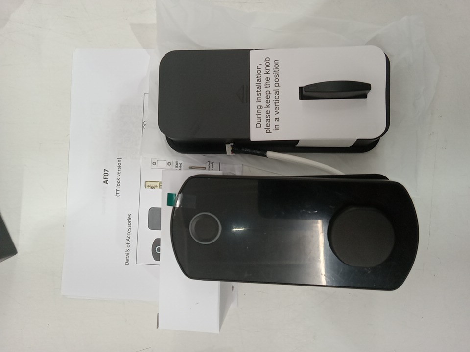 SMART Keyless fingerprint wifi app controlled Door Lock TT VERSION - black (MODEL: AF07) image 4