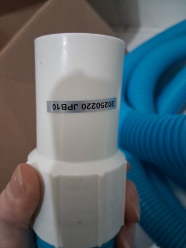INTEX Pool Vacuum Hose Replacement Compatible with Above Ground Pools - 1 1/2" X 25FT -BLUE/WHITE (model: 29083E) image 4