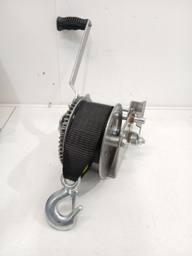 Marine Boating Winch - 2500lbs cap - Silver image 3