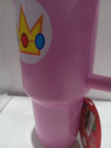 Nintendo Super Mario Princess Peach Metal Tumbler with Straw - 40oz - Pink image 5