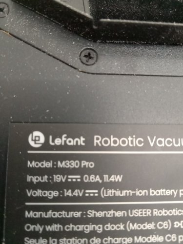 Lefant M330 Pro LiDAR Robot Vacuum and Mop for Hard Woods & Carpets works with wifi and alexa - Black -(Model-M330 Pro) image 7