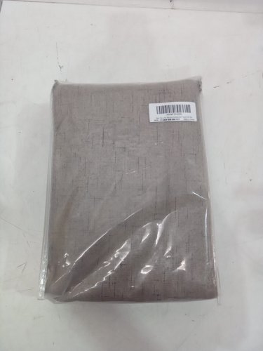 (2 panel) KOUFALL Curtains - 52" x 108" - Dark Taupe Brown image 2
