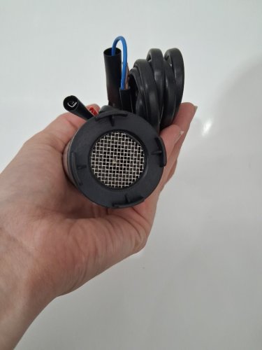 mini diesel fuel transfer pump - 12v - silver/black image 3
