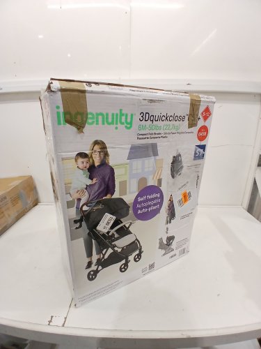 SUMMER BY INGENUITY 3DQUICKCLOSE CS+ COMPACT ONE TOUCH FOLDING STROLLER - 50LBS MAX/CAP - GREY / BLACK (MODEL: 31900-090) image 2