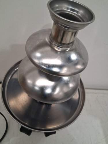 KOOLATRON TOTAL CHEF 3-TIER ELECTRIC CHOCOLATE FOUNTAIN - 1.5LBS CAPACITY - STAINLESS STEEL (MODEL: TCCFS-02) image 4
