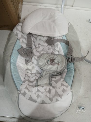 INGENUITY CONVERTME SWING-2-SEAT corded PORTABLE SWING - 0M to 9M - RAYLAN FASHION / grey (MODEL: 12189-es) image 4