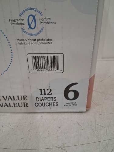 112PK HUGGIES SNUG AND DRY DIAPERS - SIZE 6 (OVER 112LBS ) - DISNEY BABY MICKEY MOUSE (MODEL: 56459) image 3