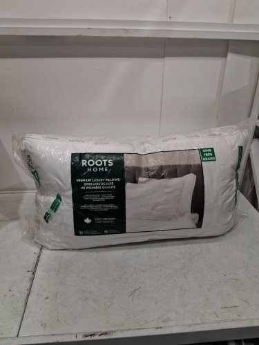 2PK Roots Home premium luxury Pillow - 300 thread count - KING - WHITE (MODEL: 8007504) image 2