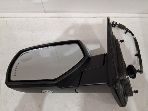 TRQ Driver Side View Mirror Assembly Power Heated Turn Signal Puddle Light Memory Chrome Power Folding - for various CHEVROLET models - black/CHROME (model: MRA06847) image 6