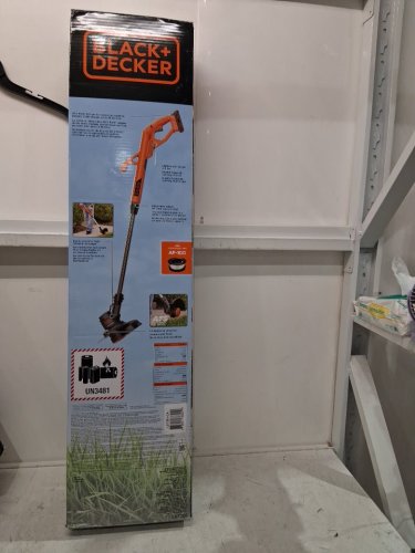 *tool only* BLACK+DECKER STRING TRIMMER/EDGER - 10" - BLACK/ORANGE (MODEL: LST201-ca) image 2