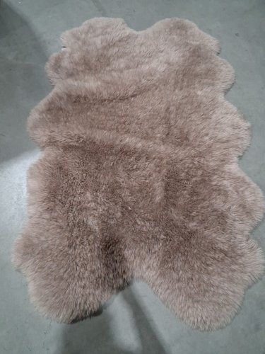Mon chateau luxe faux fur rug - 70.8" x 43.3" - beige - (model: 2420081) image 2