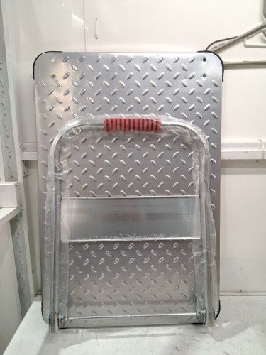 BBTEQEKN Platform HAND Truck with 2000LBS Capacity - 36" X 24" - STAINLESS STEEL (MODEL:‎BBTEQEKN-4VAK1) image 3