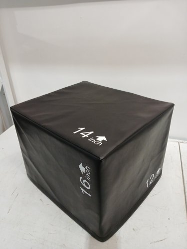 3 in 1 foam plyometric box for exercise - 16" x 14" x 12" - (model: FH10144-16) image 2