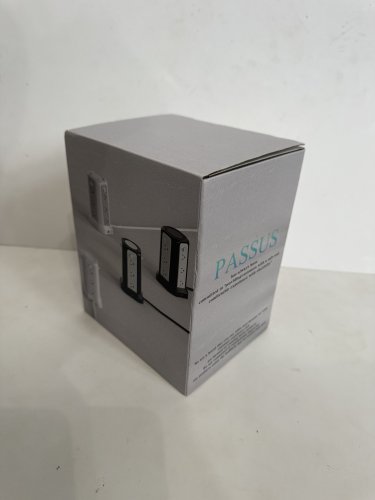 PASSUS SURGE PROTECTOR POWER BAR TOWER WITH USB C PORTS - 10FT EXTENSION CORD - BLACK image 2