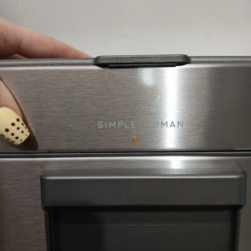SIMPLEHUMAN COMPOST CADDY with DETACHABLE BIN & compost bags - 4l - BRUSHED STAINLESS STEEL (model: CW1645) image 4