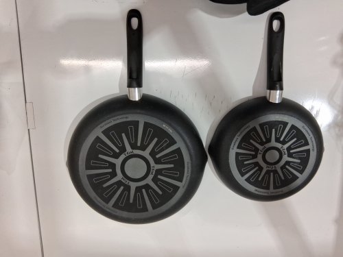 2pc tfal non stick frying and saute pan cookware set-10" and 8"-black-(model: B292S274) image 5