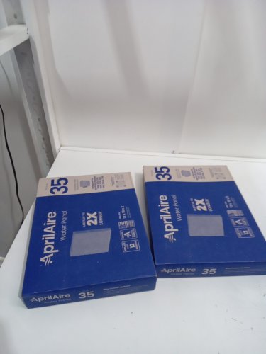 x2 AprilAire Humidifier water panel filter replacement - 13" x 10" x 2" (model: 35) image 2