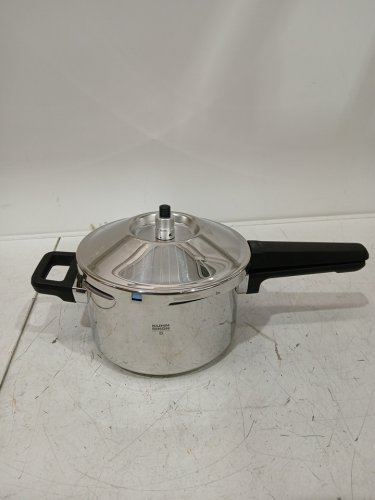 kuhn rikon Duromatic stainless steel pressure cooker - 3.7qt - silver  (model: 3050) image 3