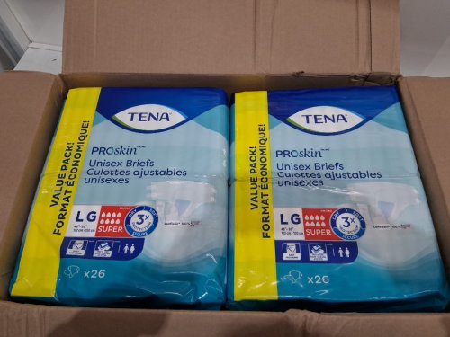 52PK TENA PROSKIN UNISEX BRIEFS - LARGE (MODEL: 055856 V-00) image 3