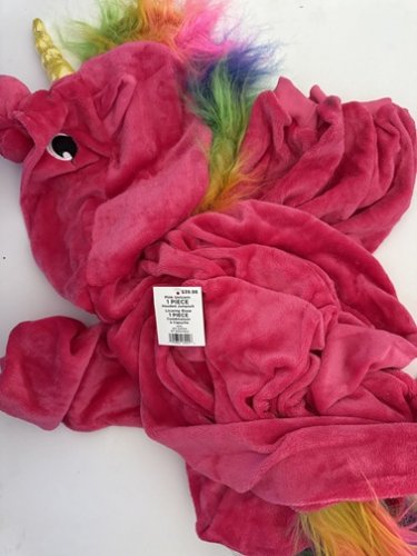 ADULT RUBIES PINK UNICORN COSTUME - M: SMALL / W: MEDIUM - PINK/ASSORTED COLOURS image 2
