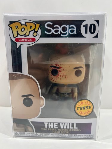 Funko pop! **chase limited edition** comics: saga - the will vinyl figure (#10) **plastic protector cover** image 2