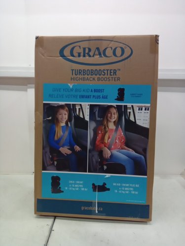 GRACO 2-IN-1 TURBOBOOSTER HIGHBACK TO BACKLESS BOOSTER CAR SEAT - 40LB TO 100LB MAX - BLACK (MODEL: 2168325) image 2