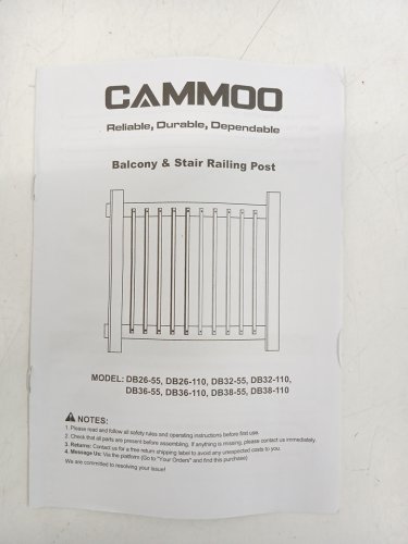 110PK Rectangular Deck Balusters - 36" - Black (Model: DB36-110) image 5