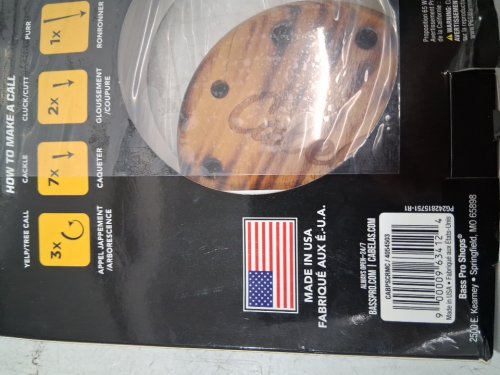 Cabela's  ceramic pot call - for birds - brown / wood image 5