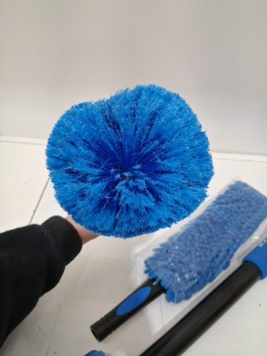 5PC ALLSPACE MULTI-PURPOSE HOME CLEANING KIT - 12FT MAX - BLUE/SILVER (MODEL: 2001859) image 3