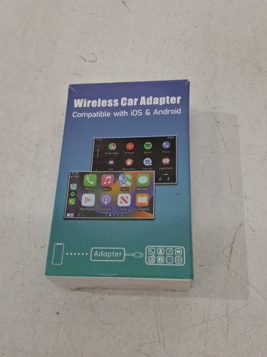 Mini Wireless CarPlay android auto Adapter for iOS10+, Android 11+ - black image 2