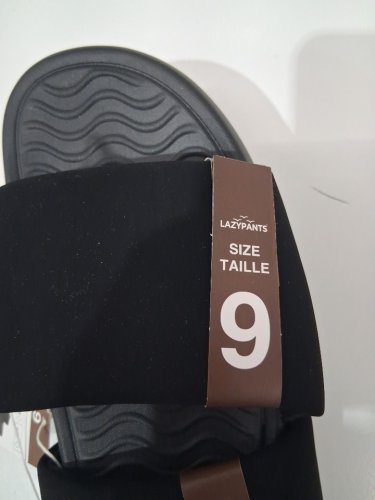 Women's Lazypants Slides Sandals - Size 9 - Black (model:2864409) image 4