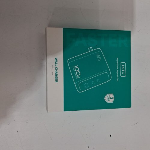 INIU USB-C 3-PORT PD FAST CHARGING CHARGER BLOCK - 100W - BLUE - (MODEL: A11-E1) image 2