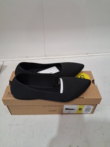 Women's Call It Spring BED Foam Vegan Flats - Size 8 - Black (Style: 1788208) image 2