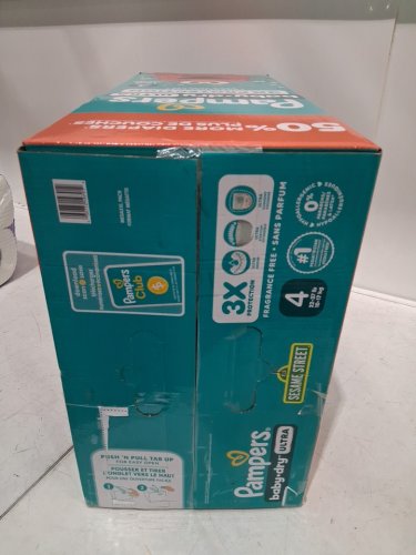 156pk Pampers Baby Dry Ultra Diapers - size 4 - elmo sesame street image 3