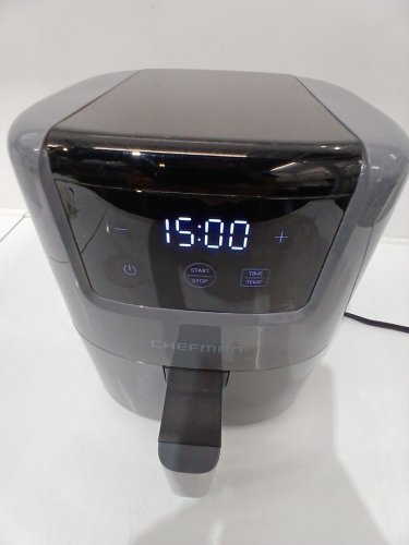 CHEFMAN MINI TURBOFRY TOUCH DIGITAL AIR FRYER - 2QT - GREY (MODEL: RJ38-2T-GREY) image 4