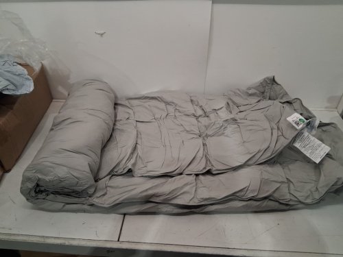 switte all season 100% cotton goose feather down duvet comforter - king (106" x 90") - light grey image 4