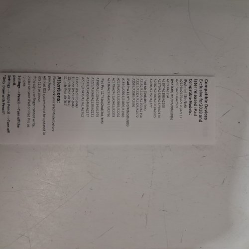 STYLUS PENCIL FOR IPADS FROM 2018 to present with palm rejection - tilt sensitive - WHITE image 4