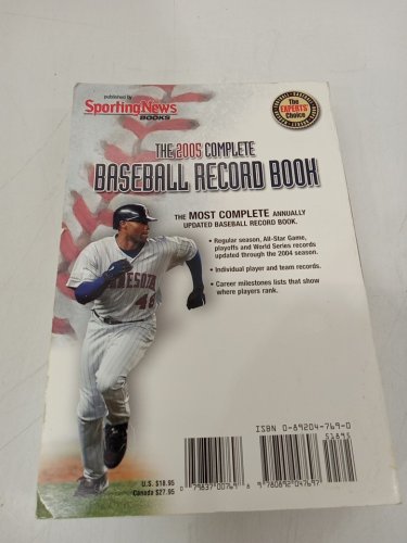(Paperback) The 2005 Complete Baseball Record with the Historic 2004 Season by SportingNews Books image 3
