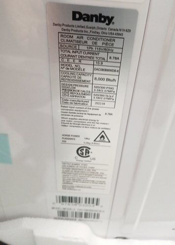 DANBY 3-IN-1 WINDOW AIR CONDITIONER - 8000 BTU INVERTER - WHITE (MODEL: DAC080B8IWDB-6) image 14