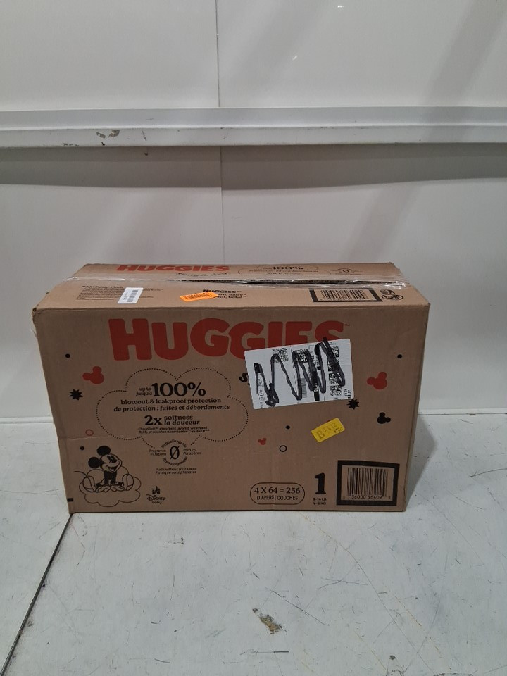 256PK HUGGIES SNUG AND DRY DIAPERS WITH TRIPLE LAYER PROTECTION - SIZE 1 (8-14lb) - disney mickey mouse (style: 5640902) image 2