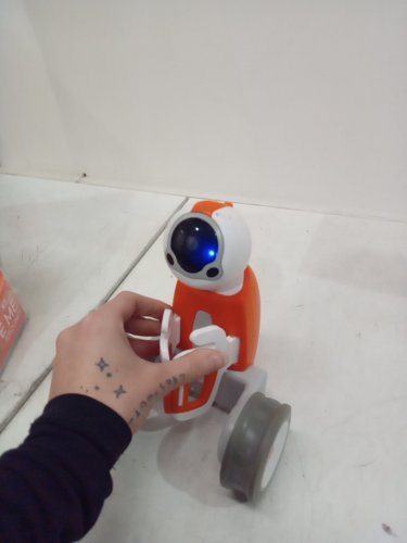 MOBOTS HI IM FETCH Remote Control Record and Talking Robot - orange image 5