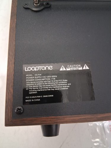 LoopTone Retro Wood FM AM Radio - Bluetooth - BROWN WOODGRAIN (Model:DS-R08) image 5